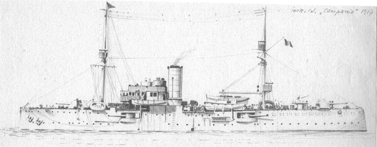 1917 - Incrociatore coloniale 'Campania'
